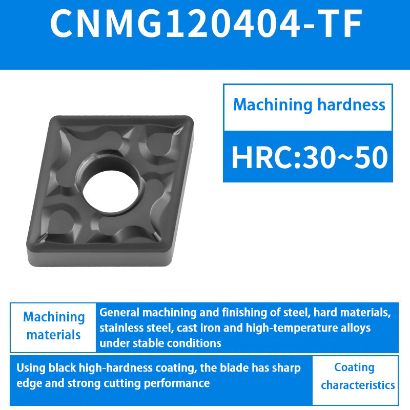 116-CNMG120404 turning blade 120408 steel stainless steel aluminum diamond outer circle alloy blade Shandong Denso Pricision Tools Co.,Ltd.